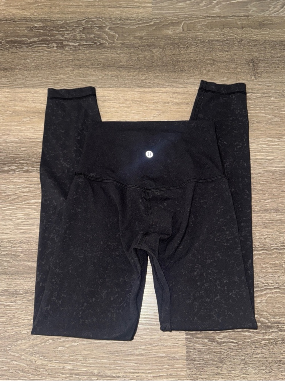 Lululemon Black Align Pant Size 2 Printed 7/8 Length Yoga Pilates Athleisure